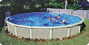 above ground pool
